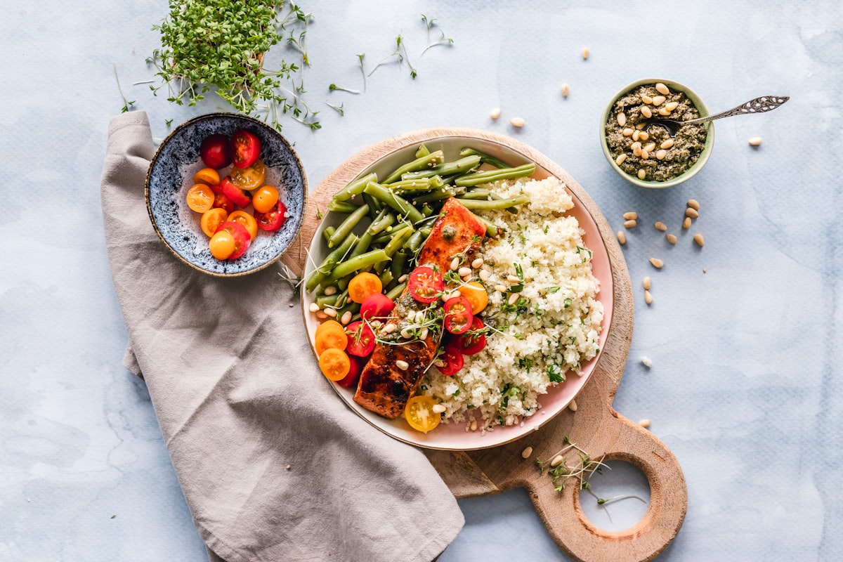 Pasta integrale con verdure